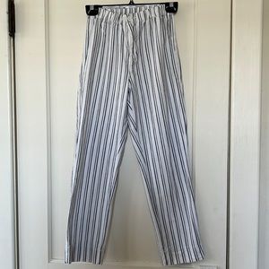 Tight Striped Blue Pants